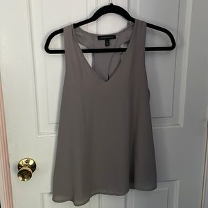 Cute grey dress tank top
